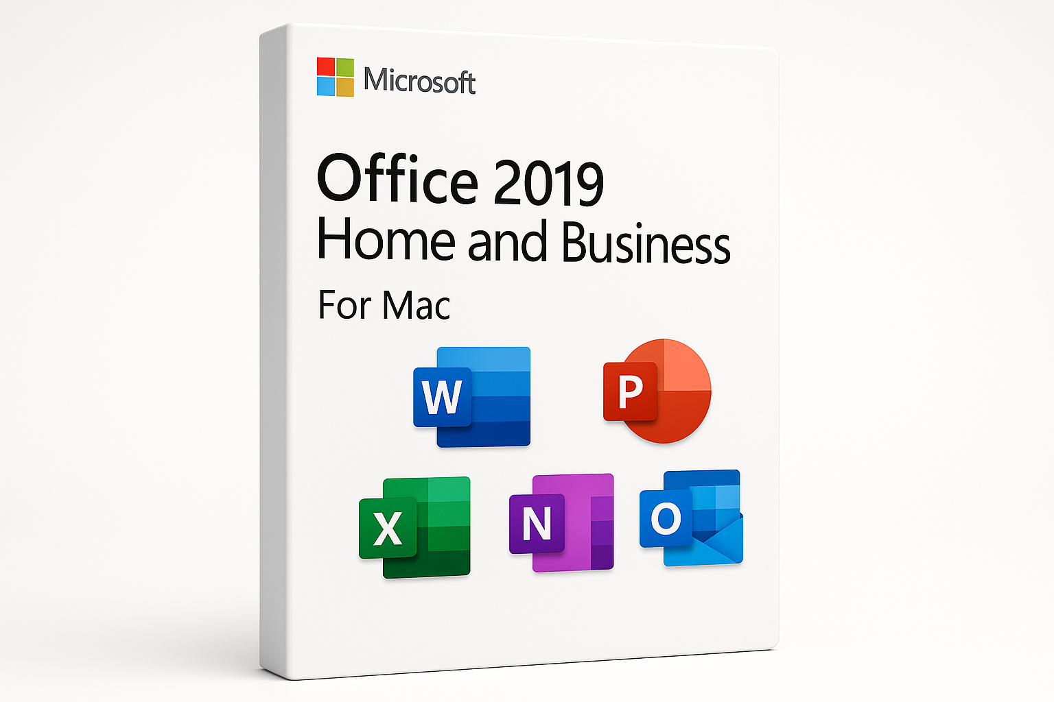 product image for Microsoft Office 2019 Home and Business | For Mac, include word, excel, powerpoint, onenote and outlook