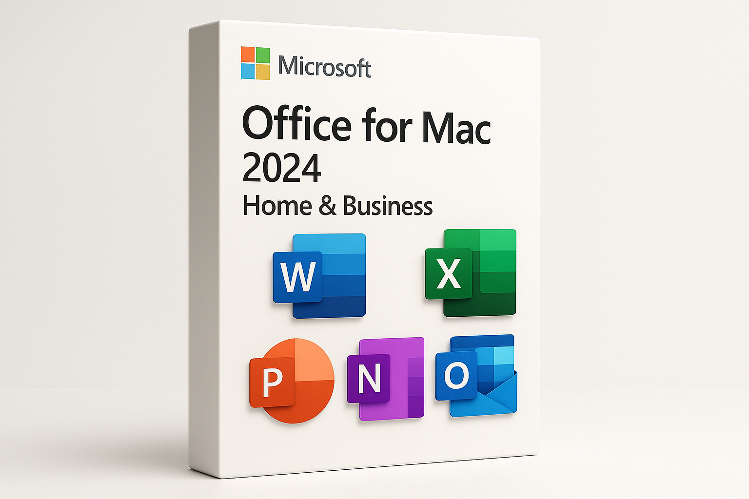 product image for Microsoft Office for Mac 2024 | Home & Business, include, word, excel, powerpoint, one note and outlook
