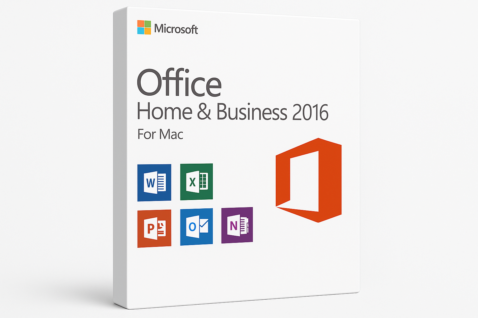 product image for Microsoft Office Home and Business 2016 | For Mac, include word, excel, powerpoint, outlook, onenote