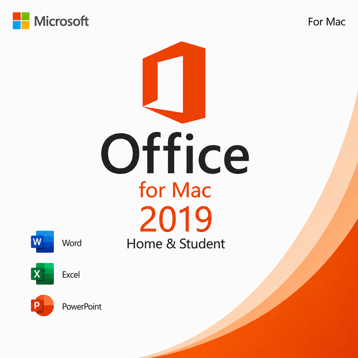 Microsoft Office 2019 Home and Student for Mac
