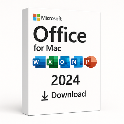 Microsoft Office for Mac (macOS) 2024 | Home & Business | Perpetual License