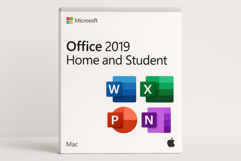 product image for Microsoft Office 2019 Home and Student for Mac, include word, excel, powerpoint and onenote