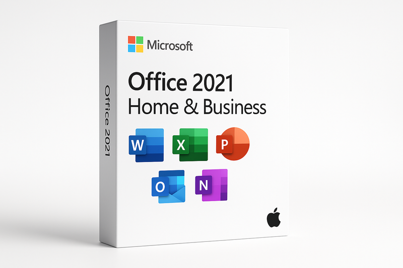 product image for Microsoft Office 2021 Home and Business Mac, include, word, excel, powerpoint, outlook, one note